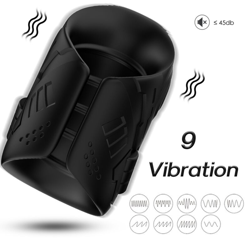 ARMONY - MASTURBATOR  VIBRATOR BLACK