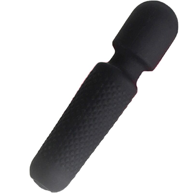 ARMONY - YOUR MAGIC MASSAGER  VIBRATOR RECHARGEABLE 10 VIBRATIONS WAND DOTS BLACK