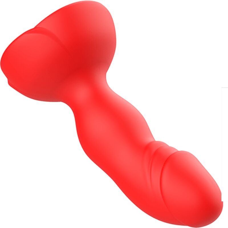 ARMONY - EXTREME A BLOOM ROSE VIBRATOR  ANAL PLUG REMOTE CONTROL RED