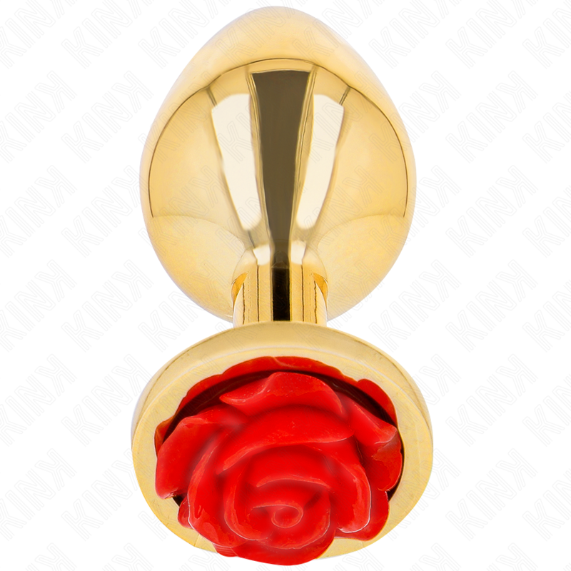 KINK -  PLUG ANAL GOLD ROSE RED SIZE S